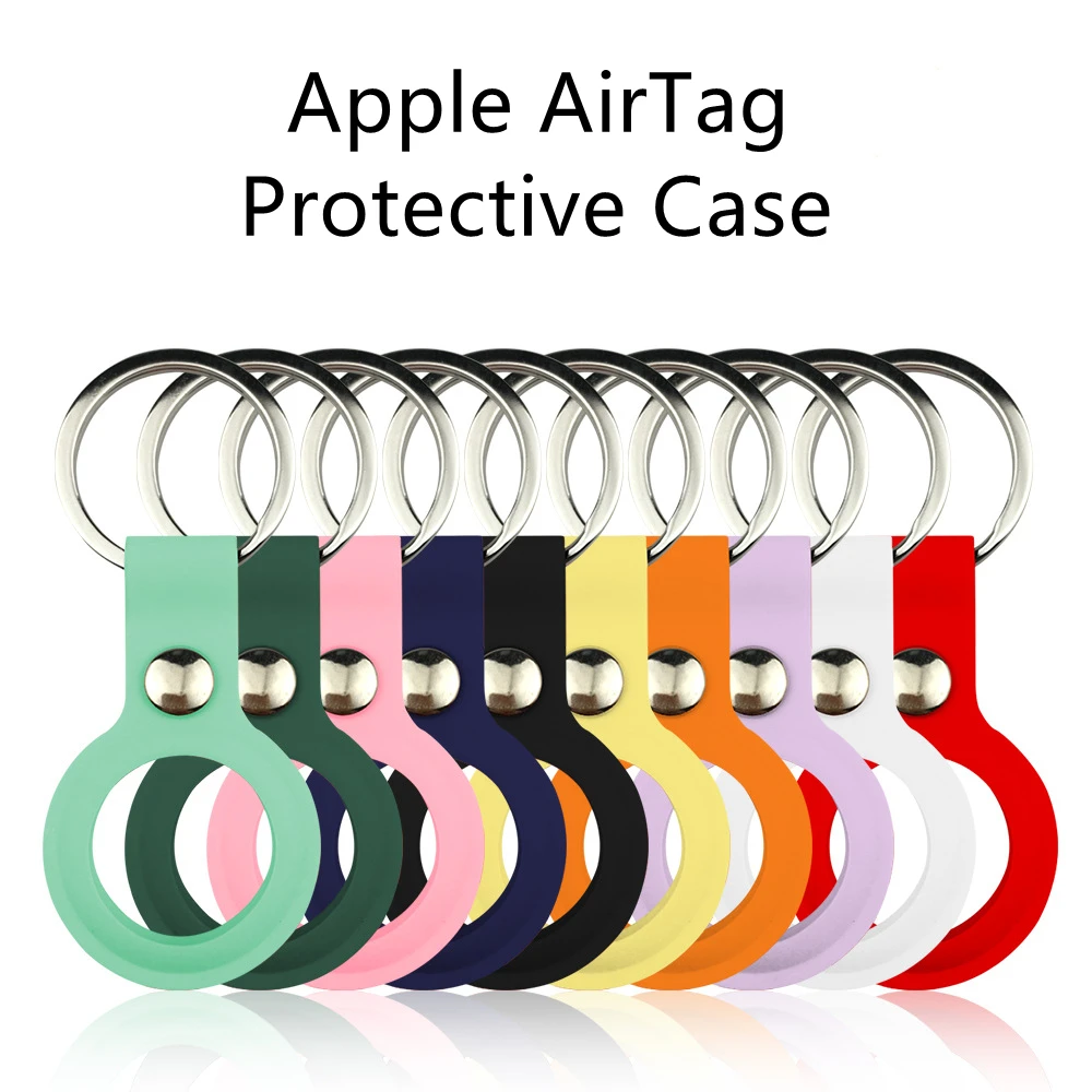 Аксессуары для брелоков-трекеров airtag, защитный чехол из мягкого силикона для защиты от потери 
Аксессуары для брелоков-трекеров airtag, защитный чехол из мягкого силикона для защиты от потери