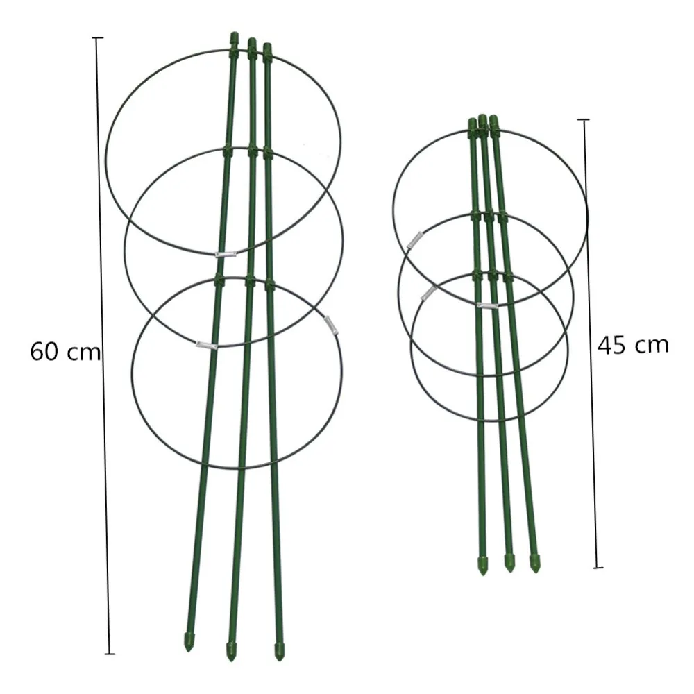 45cm/60cm Climbing Vine Rack Plant Potted Support Frame Plastic Coated Steel Flower Vegetables Decorative Trellis Bracket 1Pc
45cm/60cm Climbing Vine Rack Plant Potted Support Frame Plastic Coated Steel Flower Vegetables Decorative Trellis Bracket 1Pc
