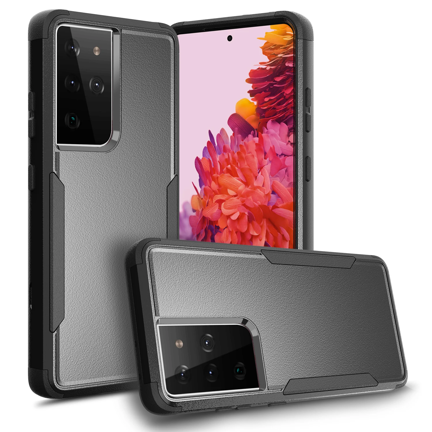 UYFRATE Shockproof 3 Layer Hybrid Heavy Duty Silicone Case For Samsung Galaxy S21 Ultra Full Protective Armor Hard Back Cover
UYFRATE Shockproof 3 Layer Hybrid Heavy Duty Silicone Case For Samsung Galaxy S21 Ultra Full Protective Armor Hard Back Cover