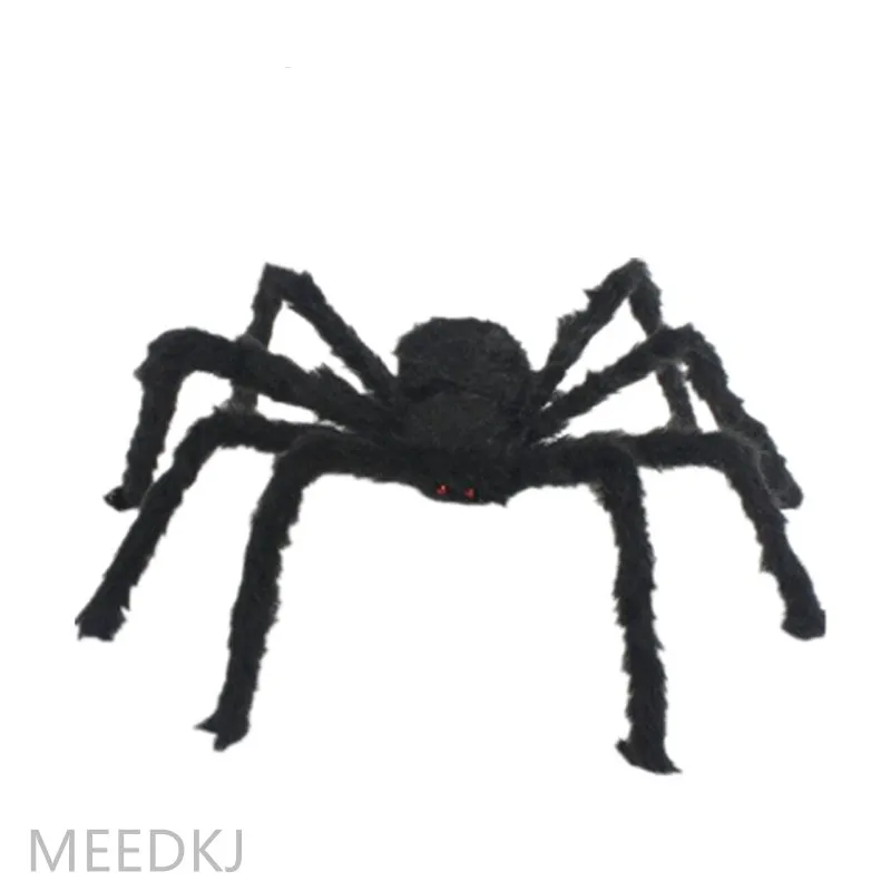 30/50CM Halloween decoration spider bar haunted house decoration color black plush spider
30/50CM Halloween decoration spider bar haunted house decoration color black plush spider