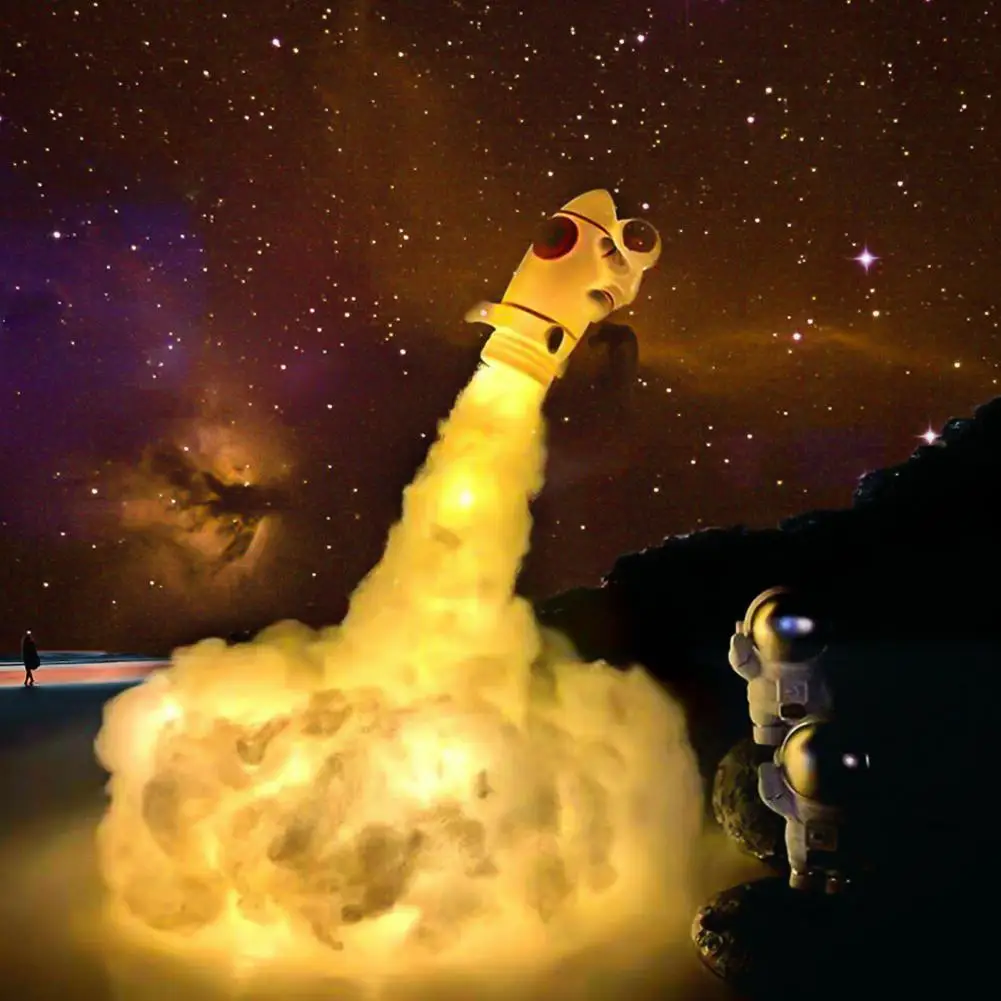 Clouds Rocket Night Light Exquisite Handmade Colorful DIY Material Package Astronaut Lamp for Children Room
Clouds Rocket Night Light Exquisite Handmade Colorful DIY Material Package Astronaut Lamp for Children Room