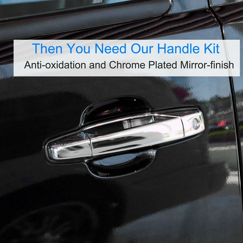 Chrome Front Rear Outer Exterior Door Handle Set/4 Kit with 4Pcs TPMS Tire Pressure Sensor
Chrome Front Rear Outer Exterior Door Handle Set/4 Kit with 4Pcs TPMS Tire Pressure Sensor