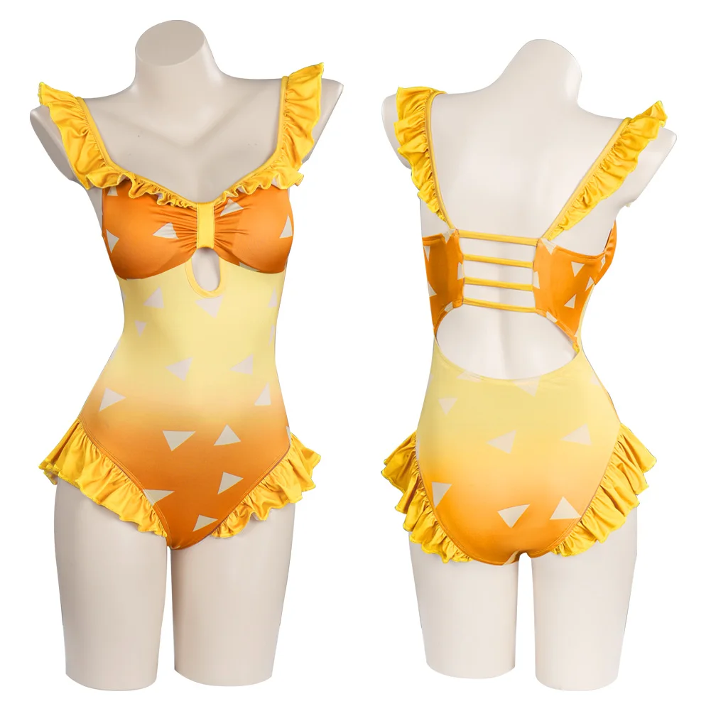 Anime Demon Slayer Agatsuma Zenitsu Cosplay Costume Swimwear Outfits Halloween Carnival Suit
Anime Demon Slayer Agatsuma Zenitsu Cosplay Costume Swimwear Outfits Halloween Carnival Suit