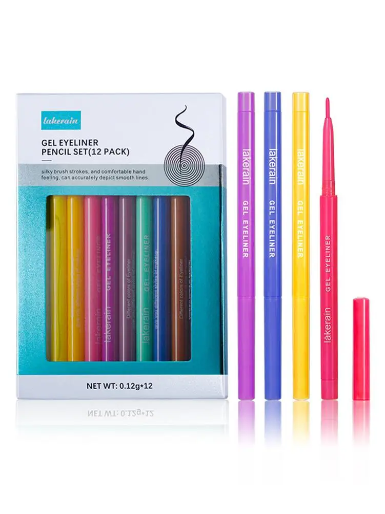 12 Colors Liquid Eyeliners Waterproof Colorful Eyeliner Pen Set Easy Apply Colored Eyeliner Retractable Makeup Liners for Women
12 Colors Liquid Eyeliners Waterproof Colorful Eyeliner Pen Set Easy Apply Colored Eyeliner Retractable Makeup Liners for Women