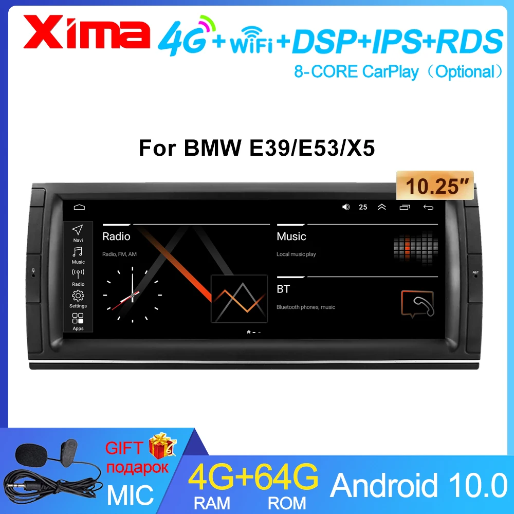 Автомобильный радиоприемник XIMA 10 25 дюймов Android 2 Din мультимедийный видеоплеер