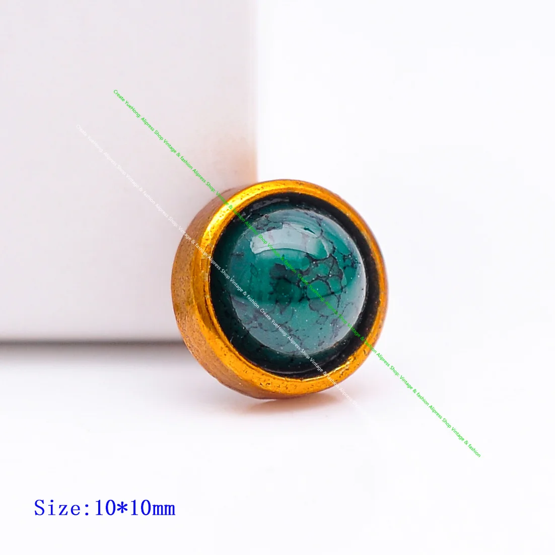 30pc 10mm Western Green Turquoise Beads Rivet Stud Fastener Concho Rivetback For Leathercraft Wallet Case Belt Bag Clothes
30pc 10mm Western Green Turquoise Beads Rivet Stud Fastener Concho Rivetback For Leathercraft Wallet Case Belt Bag Clothes