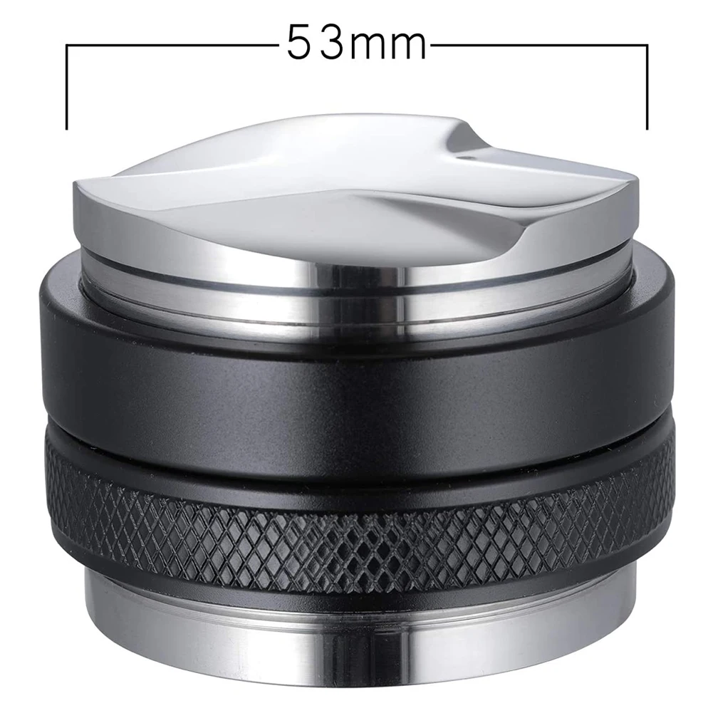 Adjustable Depth Espresso Hand Taper 53mm Coffee Distributor Dual Head Espresso Taper Leveler for 54mm Portafilter
Adjustable Depth Espresso Hand Taper 53mm Coffee Distributor Dual Head Espresso Taper Leveler for 54mm Portafilter
