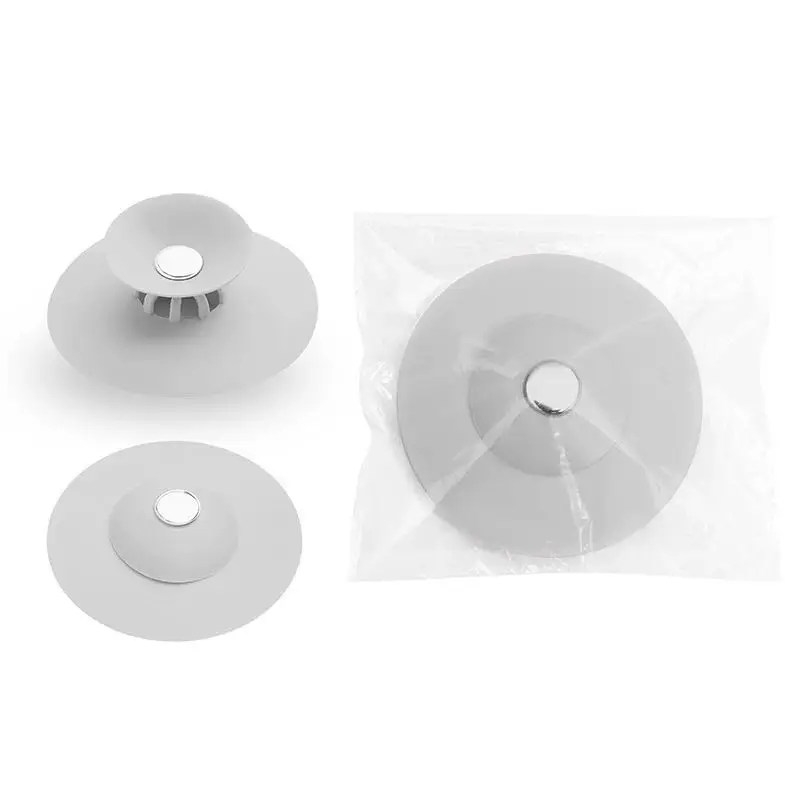 Kitchen Silica Push-type Floor Drain Hair Stopper Bathtub Plug Bathroom Kitchen Basin Stopper Sink Strainer Basin Water Stopper
Kitchen Silica Push-type Floor Drain Hair Stopper Bathtub Plug Bathroom Kitchen Basin Stopper Sink Strainer Basin Water Stopper