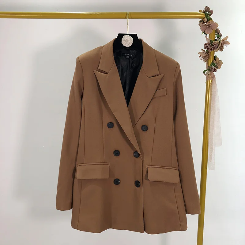 Новый осень-зима Женская модная Свободная куртка в винтажном стиле; Однотонные Цвет двубортная женские пиджаком детская одежда куртки наив...
Новый осень-зима Женская модная Свободная куртка в винтажном стиле; Однотонные Цвет двубортная женские пиджаком детская одежда куртки наив...