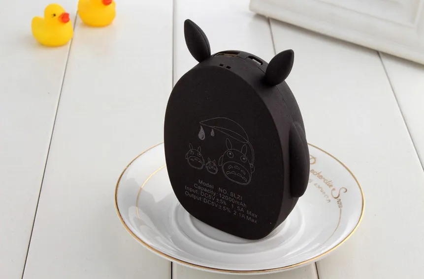 New 5V 12000mAh Charger Mobile power Round Portable Cartoon Totoro Personality Customized LOGO
New 5V 12000mAh Charger Mobile power Round Portable Cartoon Totoro Personality Customized LOGO