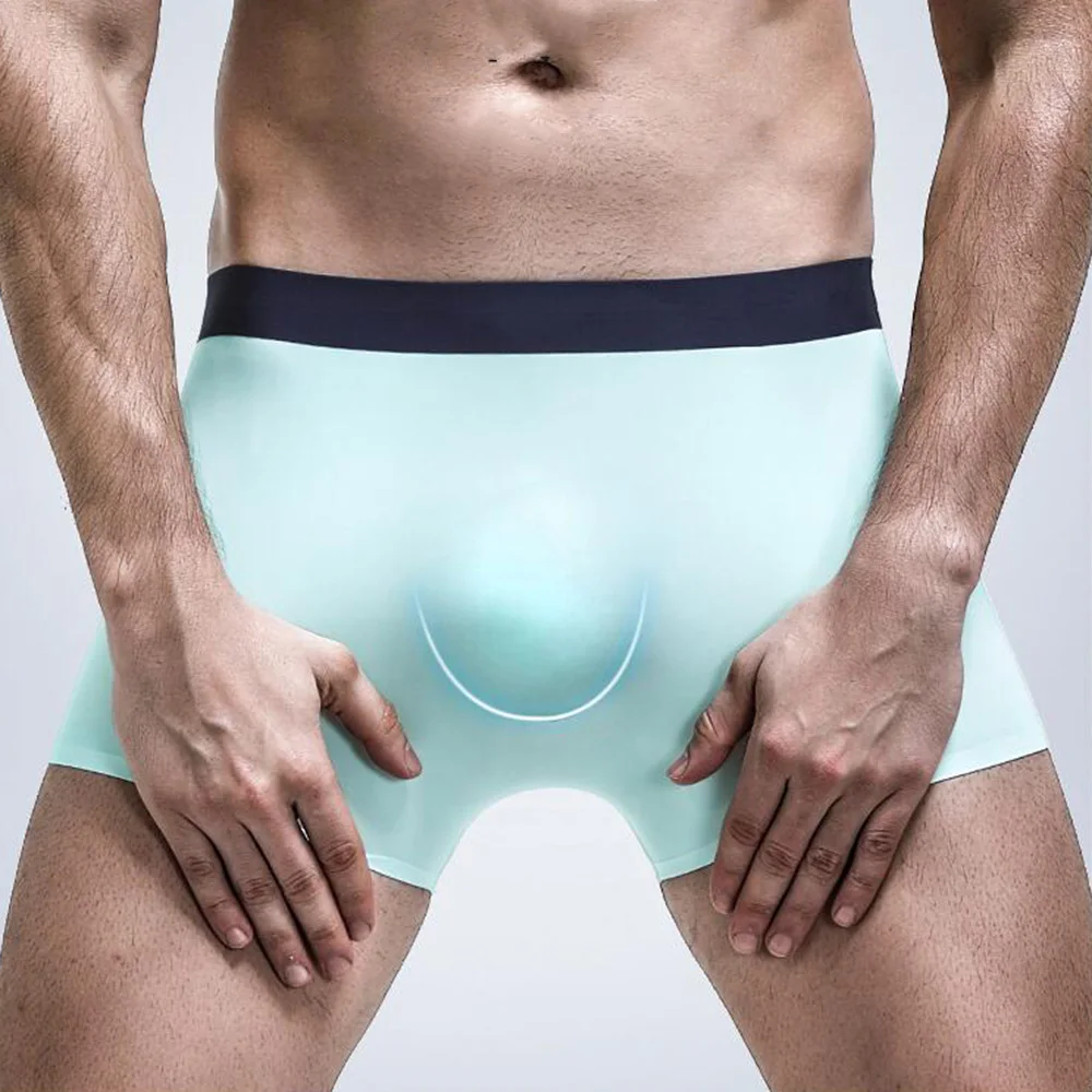 Mens Super Thin Soft Sexy Underwear Boxer Underpants Ice Silk Transparent Low Waist Man Bulge Pouch Boxers Shorts Panties
Mens Super Thin Soft Sexy Underwear Boxer Underpants Ice Silk Transparent Low Waist Man Bulge Pouch Boxers Shorts Panties