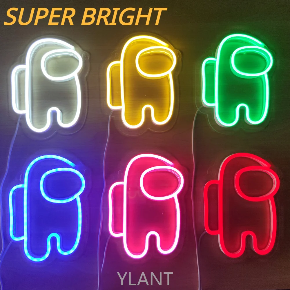 NEW LED Neon Light Sign Game Lamp For Among Us Astronaut Neon Wall Lights Night Lamp for Room Decor Cool Birthday Christmas Gift
NEW LED Neon Light Sign Game Lamp For Among Us Astronaut Neon Wall Lights Night Lamp for Room Decor Cool Birthday Christmas Gift