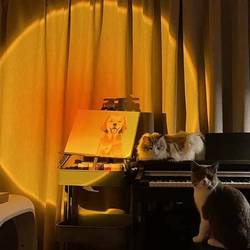 Лидер продаж! Закат проектор лампа с радужным атмосферу светодиодный ночной Светильник для дома Спальня кофе магазин фон украшение стены USB...
Лидер продаж! Закат проектор лампа с радужным атмосферу светодиодный ночной Светильник для дома Спальня кофе магазин фон украшение стены USB...