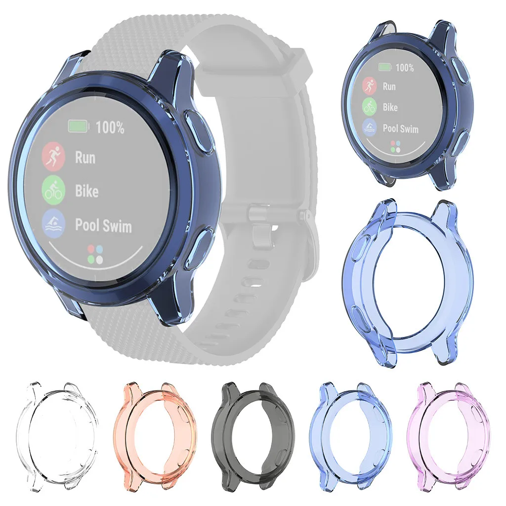 Ouhaobin чехол для Garmin vivoactive 4 Мягкий ультра тонкий ТПУ защитный силиконовый Полный