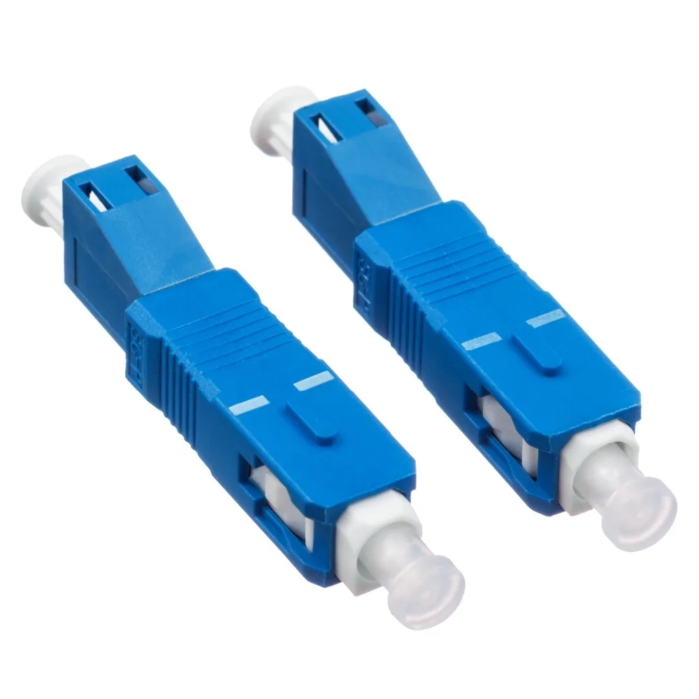 Free Shipping SC Male to LC Female Fiber Optic Adapter SC-LC SM-9/125 Hybrid Optical Adaptor connectorFiber Optic Adapter
Free Shipping SC Male to LC Female Fiber Optic Adapter SC-LC SM-9/125 Hybrid Optical Adaptor connectorFiber Optic Adapter