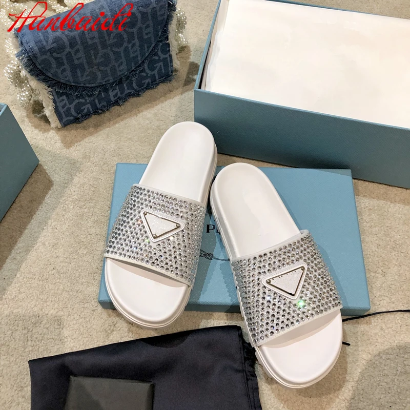Summer Sandals Women Flip Flops Rhinestone Flat Sandals Ladies Slippers Shoes Female Round Toe Bling Luxury Sandalias Mujer 2021
Summer Sandals Women Flip Flops Rhinestone Flat Sandals Ladies Slippers Shoes Female Round Toe Bling Luxury Sandalias Mujer 2021