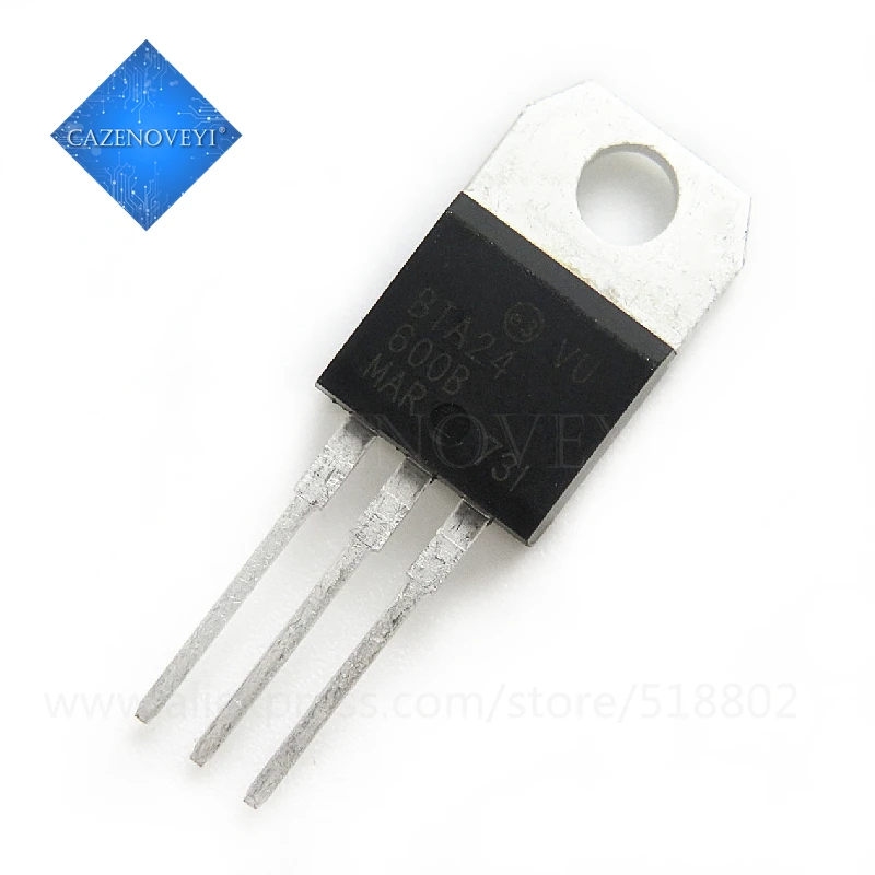 10pcs/lot BTA24-600B BTA24 25A 600V TO-220 In Stock
10pcs/lot BTA24-600B BTA24 25A 600V TO-220 In Stock
