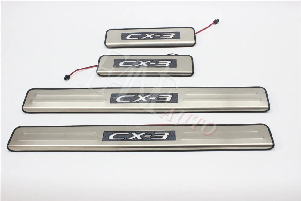 Stainless Steel Led Door Sill Scuff Plate Guard Sills Protector Trim For Mazda CX-3 CX3 2016-2019 A Style
Stainless Steel Led Door Sill Scuff Plate Guard Sills Protector Trim For Mazda CX-3 CX3 2016-2019 A Style