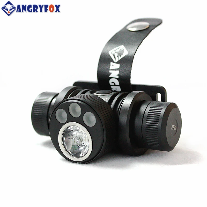 ANGRYFOX HR06 Multi Colored Magnetic USB Charging Headlamp Flashlight CR123 18650 16340 Rechargeable Cree XML LED Headlight
ANGRYFOX HR06 Multi Colored Magnetic USB Charging Headlamp Flashlight CR123 18650 16340 Rechargeable Cree XML LED Headlight