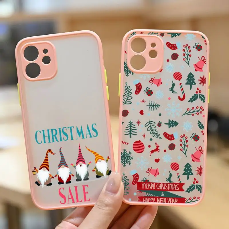 Merry Christmas and New Year Gifts Phone Case matte transparent For iphone 7 8 11 12 13 plus mini x xs xr pro max cover
Merry Christmas and New Year Gifts Phone Case matte transparent For iphone 7 8 11 12 13 plus mini x xs xr pro max cover