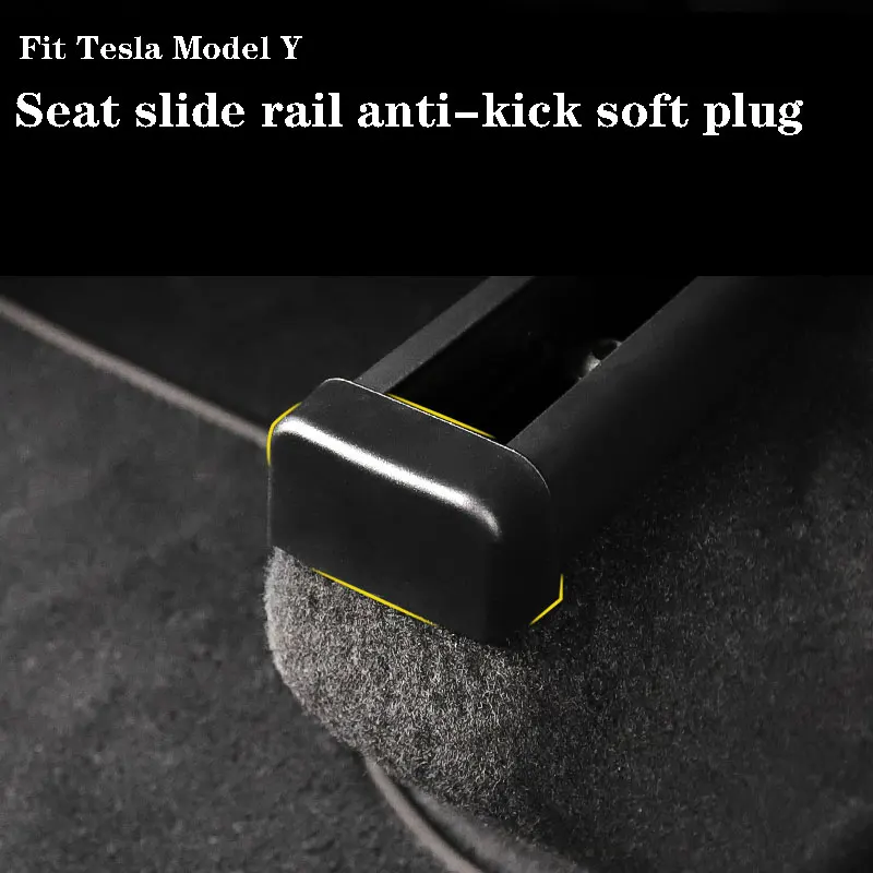 Anti-Kick Soft Rubber Plugs Rear Seat For Tesla Model Y 2020-2022 Track Slide Rails 4PCS
Anti-Kick Soft Rubber Plugs Rear Seat For Tesla Model Y 2020-2022 Track Slide Rails 4PCS