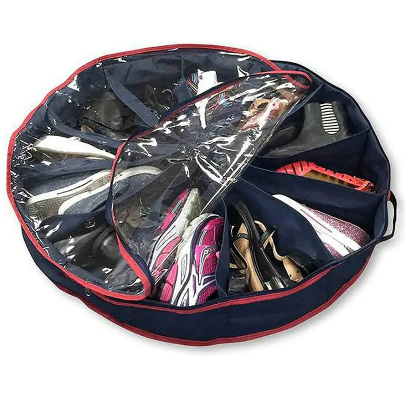12 Pairs Shoes Round Storage Bag Organizer Holder Container Under Bed Closet Box Bag Case
12 Pairs Shoes Round Storage Bag Organizer Holder Container Under Bed Closet Box Bag Case