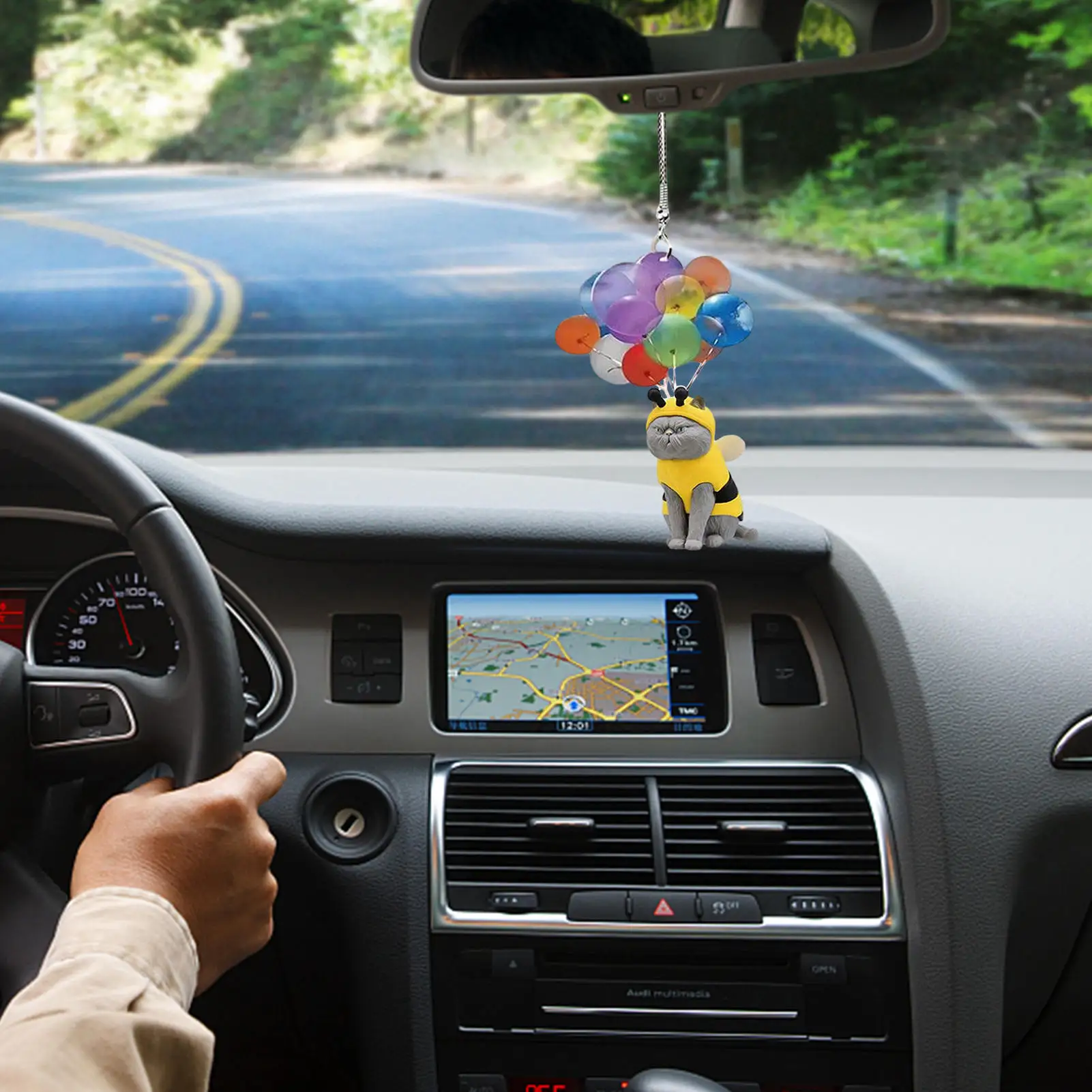 Acrylic Animal Cute Cat/dog Colorful Balloon Car Pendant Auto Rearview Mirror Pendant Birthday Gift Auto Hanging Decorations 
Acrylic Animal Cute Cat/dog Colorful Balloon Car Pendant Auto Rearview Mirror Pendant Birthday Gift Auto Hanging Decorations