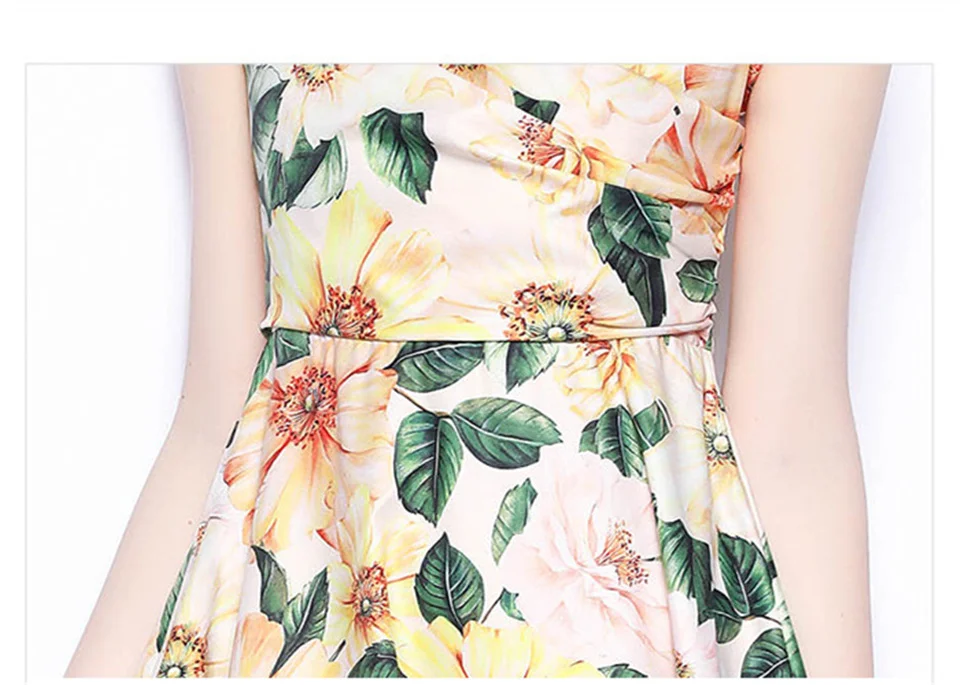 Summer Sexy Slim Spaghetti Strap Floral Printed Dress Women Elegant Holiday Dress Female Casual A-Line Party Dresses Vestidos
Summer Sexy Slim Spaghetti Strap Floral Printed Dress Women Elegant Holiday Dress Female Casual A-Line Party Dresses Vestidos