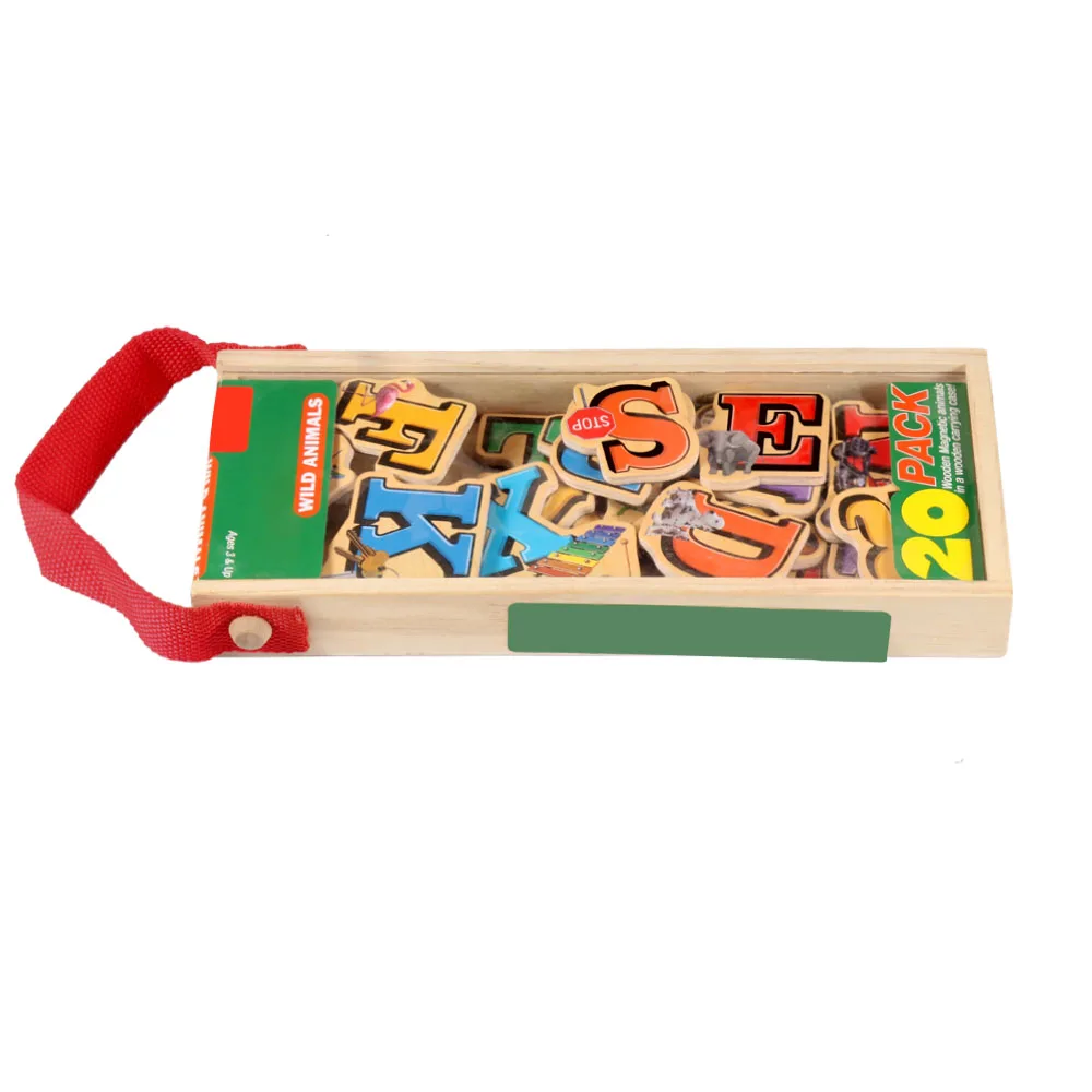 DIY Letters Puzzle Fridge Stickers Wooden Develop Baby Intelligent Early Education Toy Magnetic English Alphabet Farm Puzzle Toy
DIY Letters Puzzle Fridge Stickers Wooden Develop Baby Intelligent Early Education Toy Magnetic English Alphabet Farm Puzzle Toy