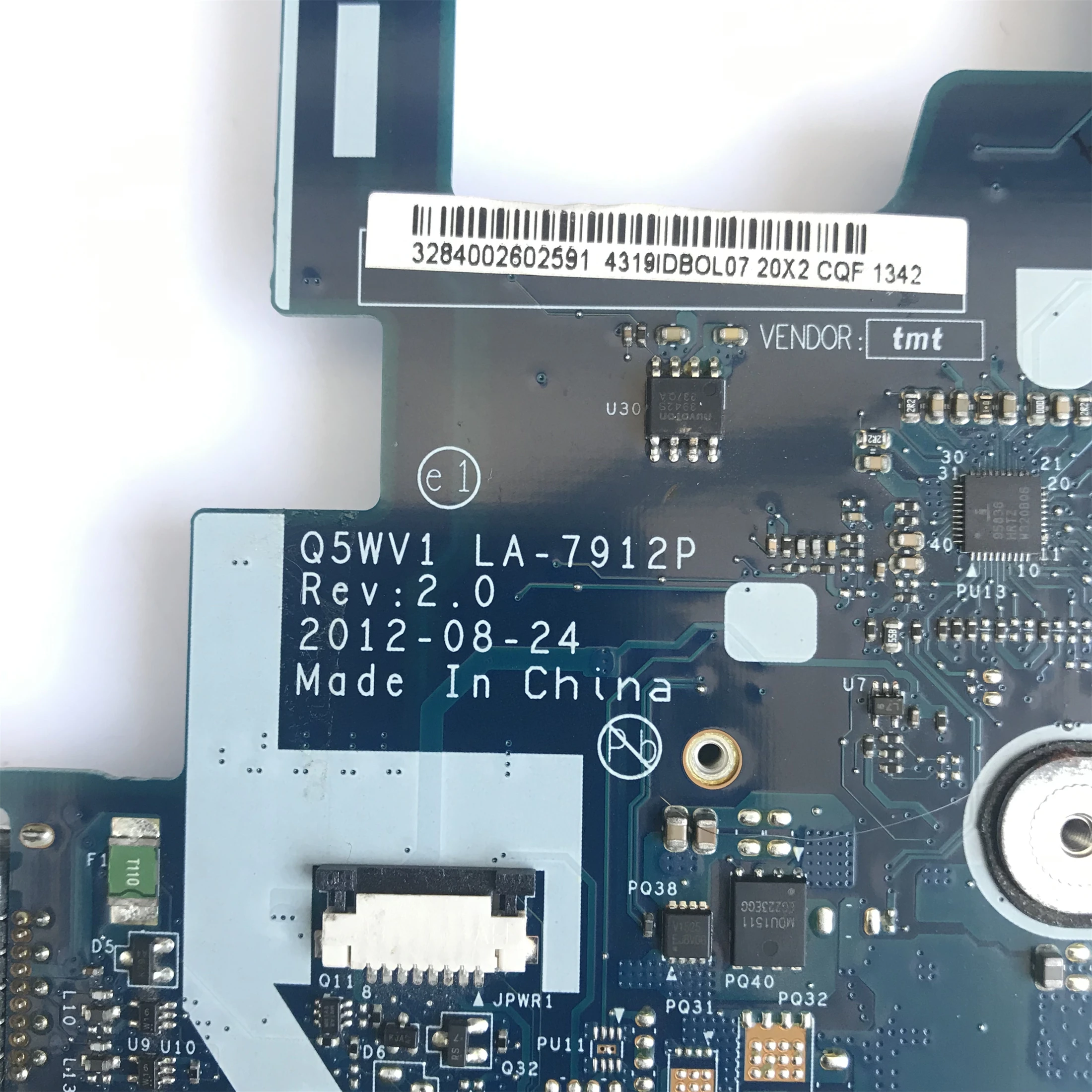 NBY1111001 NB.Y1111.001 For Acer E1-531 E1-571G V3-571 V3-571G Laptop Motherboard Q5WVH LA-7912P SLJ8C HM77 DDR3 Fully Tested OK 
NBY1111001 NB.Y1111.001 For Acer E1-531 E1-571G V3-571 V3-571G Laptop Motherboard Q5WVH LA-7912P SLJ8C HM77 DDR3 Fully Tested OK