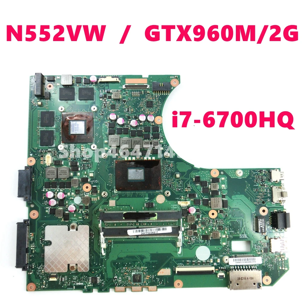 Материнская плата N552VW i7-6700CPU GTX960M/2G, видеокарта Материнская плата ASUS N552V N552 N552VW N552VX, материнская плата ноутбука, тест ОК
Материнская плата N552VW i7-6700CPU GTX960M/2G, видеокарта Материнская плата ASUS N552V N552 N552VW N552VX, материнская плата ноутбука, тест ОК