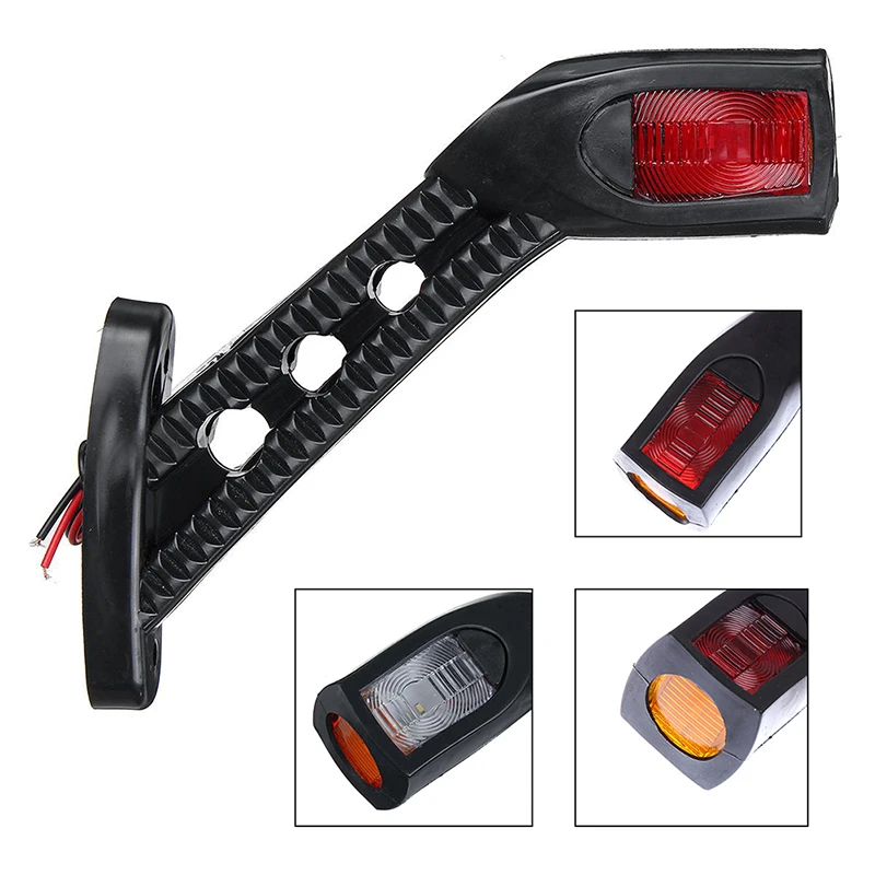 2xLED Side Outline Stalk Marker Lights Lamp For Trailer Truck Carvan Lamp 12-24V
2xLED Side Outline Stalk Marker Lights Lamp For Trailer Truck Carvan Lamp 12-24V