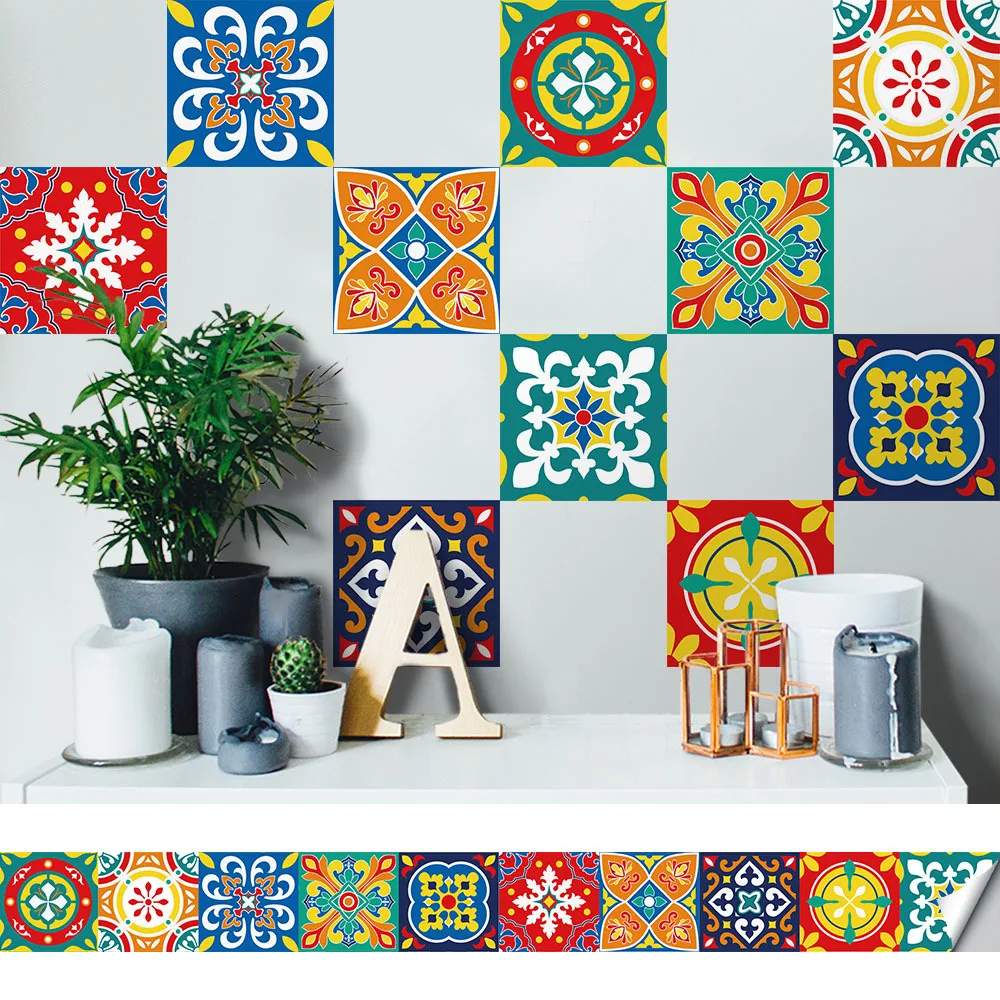 New European style ceramic tile stickers, oil and waterproof floor stickers, pvc thick and wear-resistant wall stickers
New European style ceramic tile stickers, oil and waterproof floor stickers, pvc thick and wear-resistant wall stickers