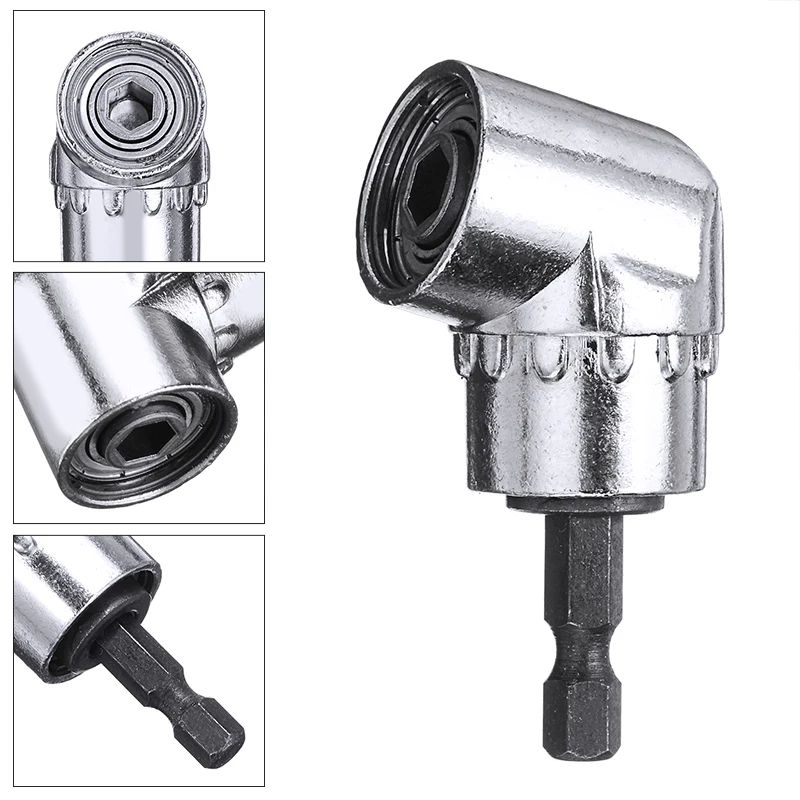 1PC Right Angle Drill Adapter 105 Degree Screwdriver Drill Attachment Socket Adapter Accessories
1PC Right Angle Drill Adapter 105 Degree Screwdriver Drill Attachment Socket Adapter Accessories