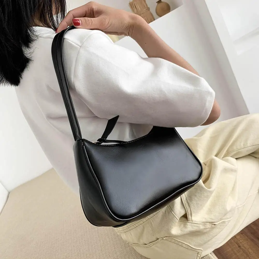 Vintage Soft Leather Handbags for Women 2020 Retro Ladies Small Baguette Armpit Bag Casual Female Mini Tote Purse Shoulder Bags
Vintage Soft Leather Handbags for Women 2020 Retro Ladies Small Baguette Armpit Bag Casual Female Mini Tote Purse Shoulder Bags