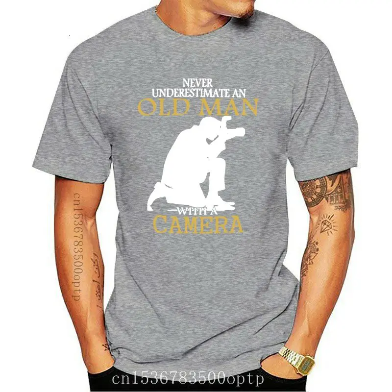 New Fashion Brand Men 100% Cotton Can Not Underestimate An Old Man Photographer Men'S Tees Custom Design Shirt
New Fashion Brand Men 100% Cotton Can Not Underestimate An Old Man Photographer Men'S Tees Custom Design Shirt