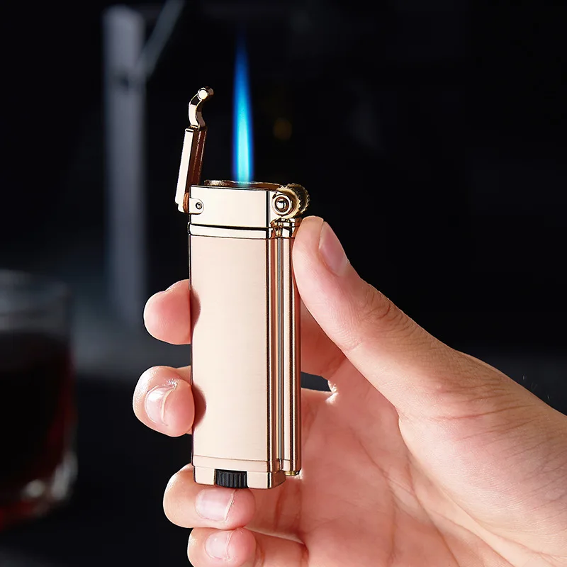 Wheel Ignition Direct Blue Flame Windproof Gas Lighter Creative Personality Lighter
Wheel Ignition Direct Blue Flame Windproof Gas Lighter Creative Personality Lighter