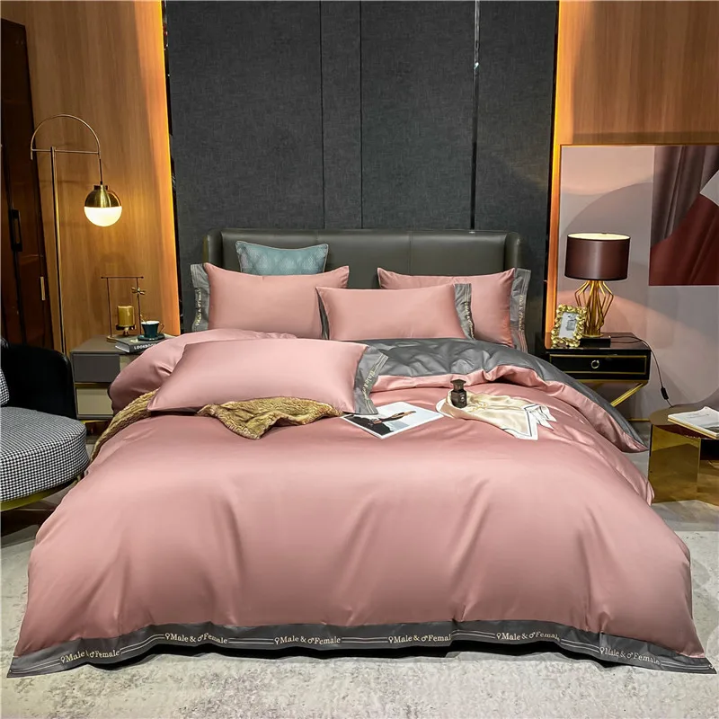 XULE 60S Long-staple Cotton Bedding Set Egyptian Solid Color Bed Set Duvet Cover Bed Sheet Spread Fit Sheet Pillowcase Bed Set
XULE 60S Long-staple Cotton Bedding Set Egyptian Solid Color Bed Set Duvet Cover Bed Sheet Spread Fit Sheet Pillowcase Bed Set