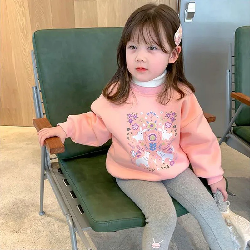 Children's Cartoon Floral Sweatshirts 2021 New Fashion Kids Winter Autumn Clothes Baby Girl Casual Cute Clothing For 2-6 Years
Children's Cartoon Floral Sweatshirts 2021 New Fashion Kids Winter Autumn Clothes Baby Girl Casual Cute Clothing For 2-6 Years