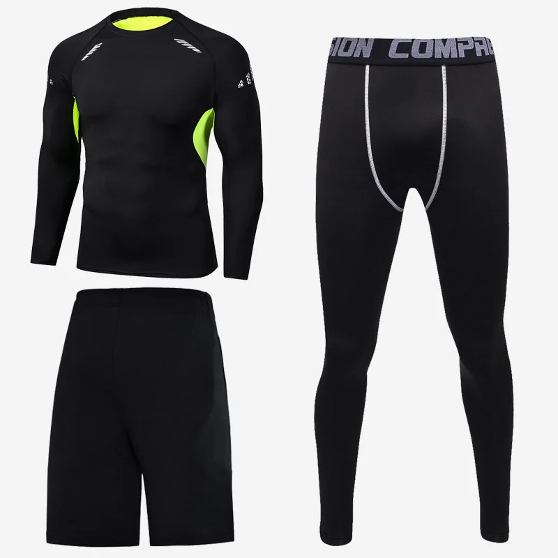 Fashion Men's Tracksuit Gym Fitness Compression Sports Suit Clothes Running Jogging Sport Wear Exercise Workout Pants 3 Pcs/Set
Fashion Men's Tracksuit Gym Fitness Compression Sports Suit Clothes Running Jogging Sport Wear Exercise Workout Pants 3 Pcs/Set