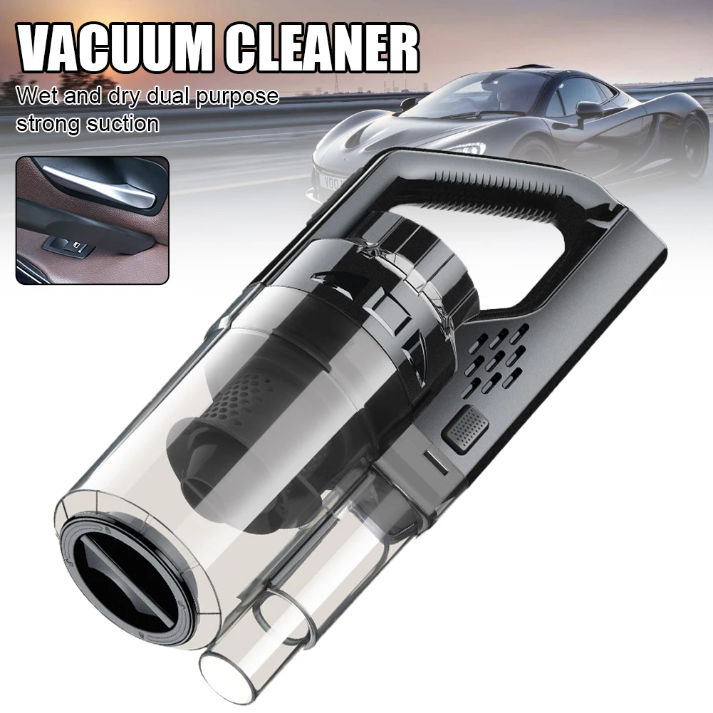 150W Portable Car Vacuum Cleaner 6000PA Suction 12V Cigarette Ultralight Handheld Vacuum Mini Cleaning Tool for Car Home
150W Portable Car Vacuum Cleaner 6000PA Suction 12V Cigarette Ultralight Handheld Vacuum Mini Cleaning Tool for Car Home