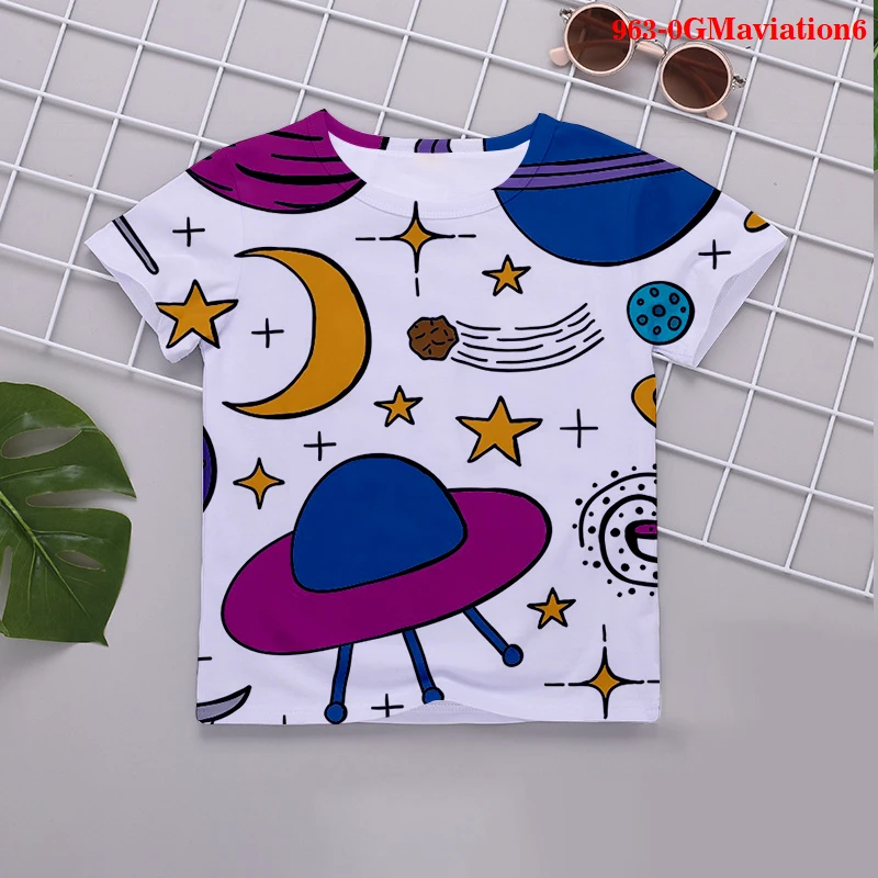 Baby Boys Girls Tees T Shirt Summer Aviation 3d Printing Tiedye T-shirt Kid Colorful Funny Tops Lovely Tshirt Children Clothing
Baby Boys Girls Tees T Shirt Summer Aviation 3d Printing Tiedye T-shirt Kid Colorful Funny Tops Lovely Tshirt Children Clothing