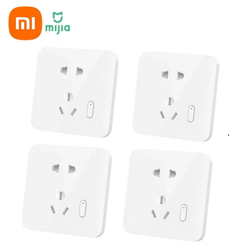 New Xiaomi Mijia Smart Wall Socket Wireless Smart Plug 10A 250V Xiaoai Voice Control Power Statistics OTA Upgrade for Mijia APP
New Xiaomi Mijia Smart Wall Socket Wireless Smart Plug 10A 250V Xiaoai Voice Control Power Statistics OTA Upgrade for Mijia APP