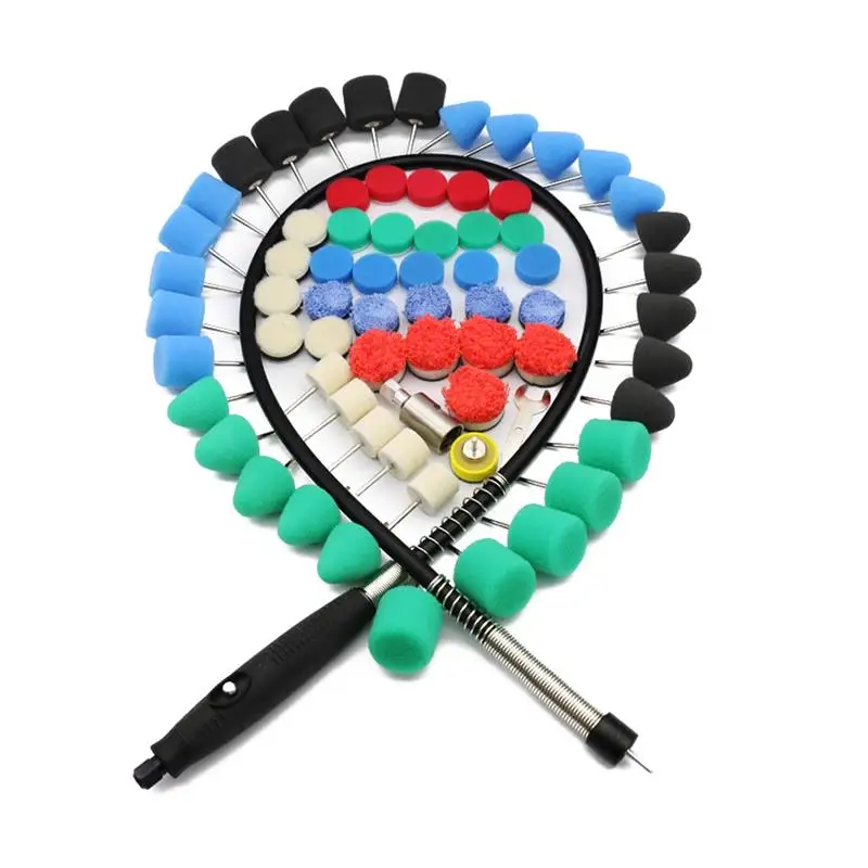 Mini Polishing Pad Car Beauty Detailing Drill Polish Pads Sponge Flexible Shaft Buffing Wheels Kit Auto Polisher Machine Set
Mini Polishing Pad Car Beauty Detailing Drill Polish Pads Sponge Flexible Shaft Buffing Wheels Kit Auto Polisher Machine Set