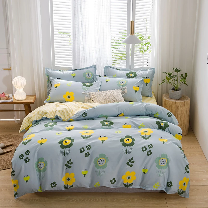 Pastoral Small Floral Style Bedding Set 3-4pcs Luxury Flowers Duvet Cover Flat Bed Sheet Pillowcase Home Textile Girl Bed Set
Pastoral Small Floral Style Bedding Set 3-4pcs Luxury Flowers Duvet Cover Flat Bed Sheet Pillowcase Home Textile Girl Bed Set