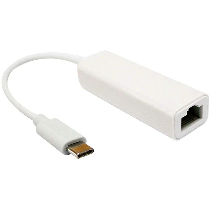 

USB-C для оптоволкна вай-NIC Тип с разъемами типа C и RJ45 локальной сети ключ-соединитель, Thunderbolt 3 к сетевому адаптеру для