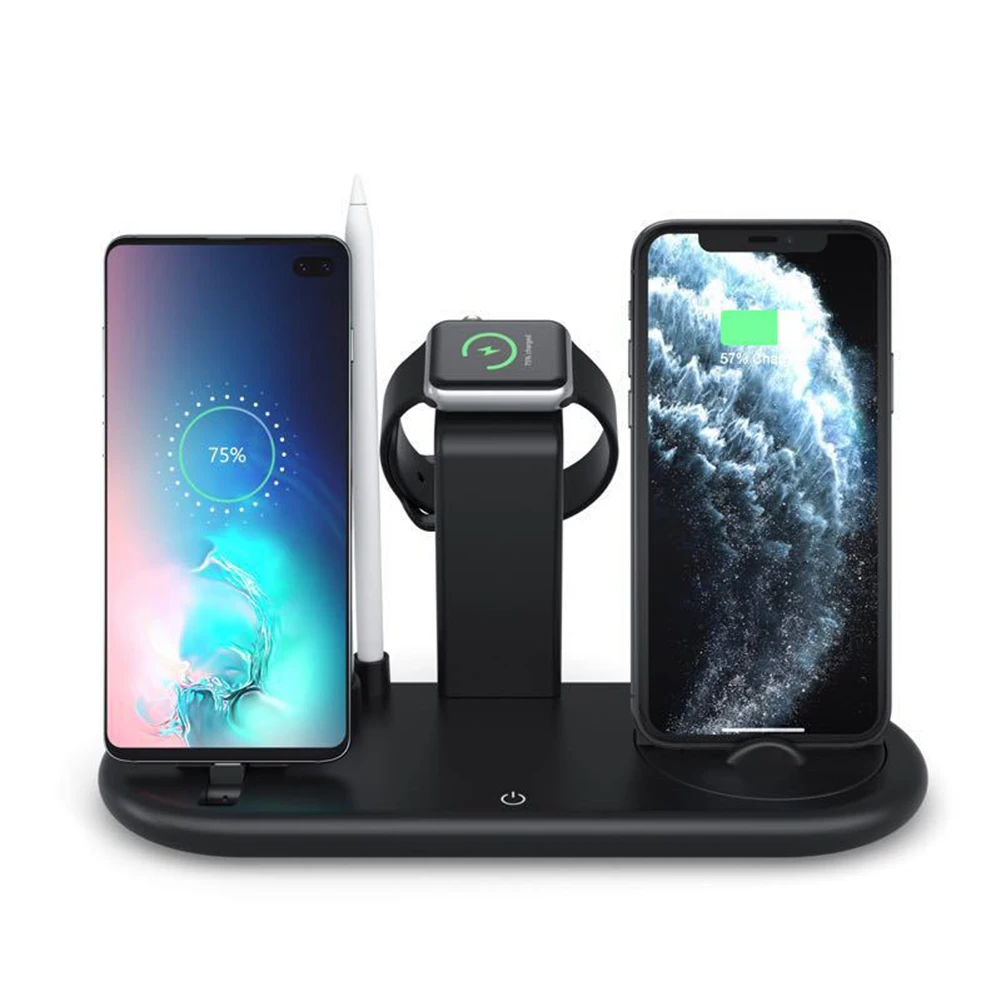 Беспроводное зарядное устройство 7 в 1 для iPhone, Airpods, iWatch, Android, Type-C
Беспроводное зарядное устройство 7 в 1 для iPhone, Airpods, iWatch, Android, Type-C