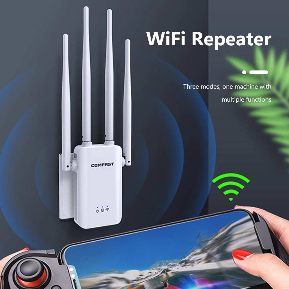 Усилитель сигнала Wi-Fi COMFAST, 1200 Мбит/с, 2,4 ГГц, 5,8 ГГц
Усилитель сигнала Wi-Fi COMFAST, 1200 Мбит/с, 2,4 ГГц, 5,8 ГГц