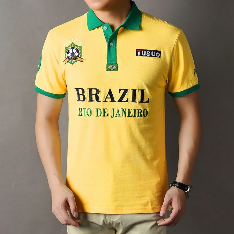 RIO DE JANEIRO Brazil Polo Shirts Men Summer Embroidered Polos Tops Camisas Cotton Shirt Men Plus Size 5XL 6XL Shirts Male 2022
RIO DE JANEIRO Brazil Polo Shirts Men Summer Embroidered Polos Tops Camisas Cotton Shirt Men Plus Size 5XL 6XL Shirts Male 2022
