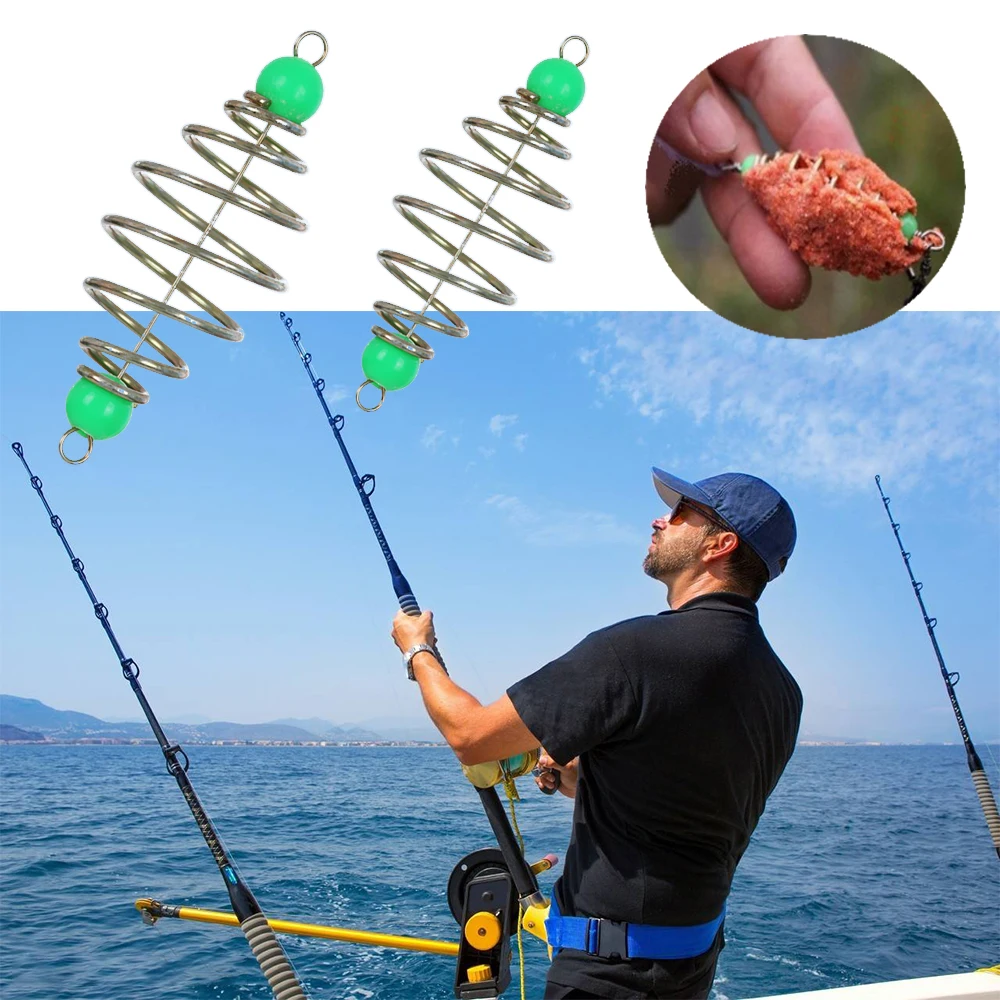 10Pcs High quality Stainless Steel Feeder Explosion Fishing Bait Spring Lure Hanging Tackle ethod Leader Explosion Accessories
10Pcs High quality Stainless Steel Feeder Explosion Fishing Bait Spring Lure Hanging Tackle ethod Leader Explosion Accessories